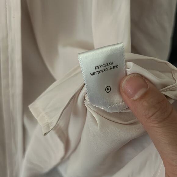 ALC tie Front Flowy Blush Pink Blouse. Size 0 - Picture 10 of 10